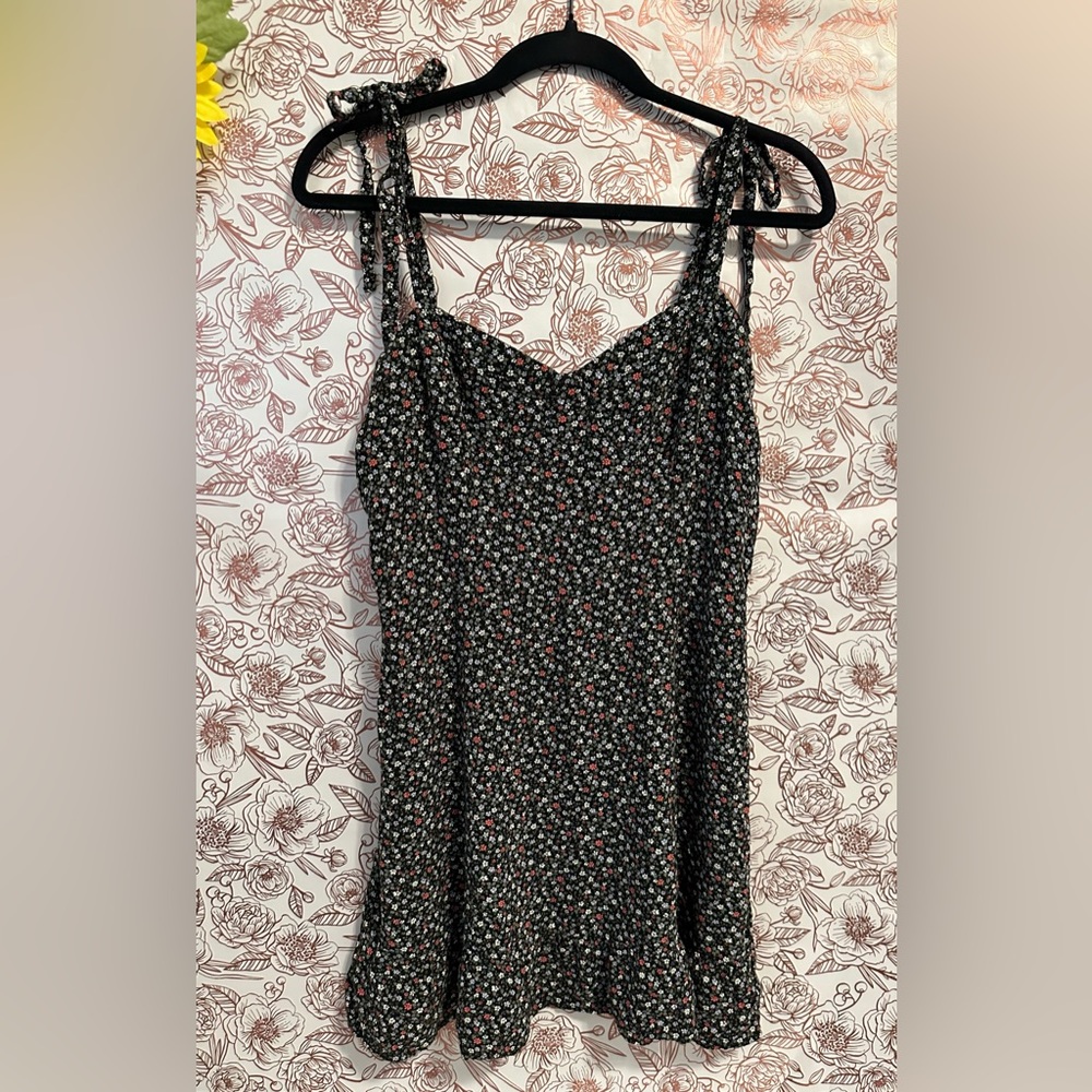 Aeropostale , spaghetti, strap ties, floral, sundress